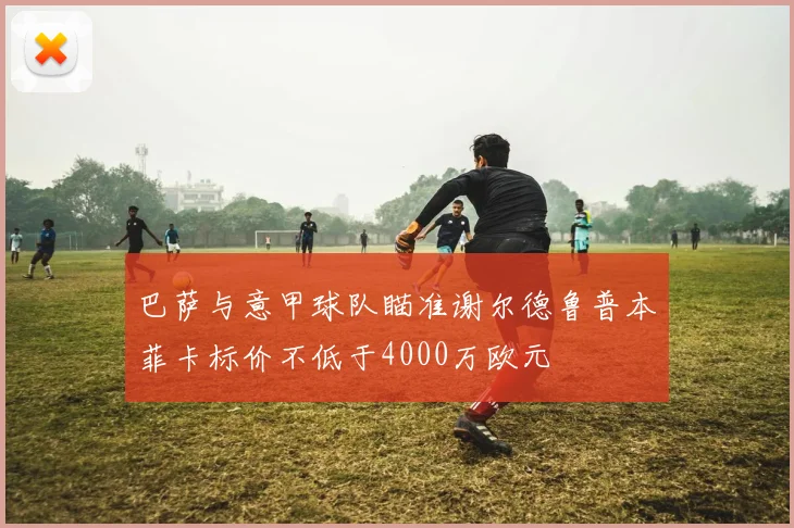 巴萨与意甲球队瞄准谢尔德鲁普本菲卡标价不低于4000万欧元